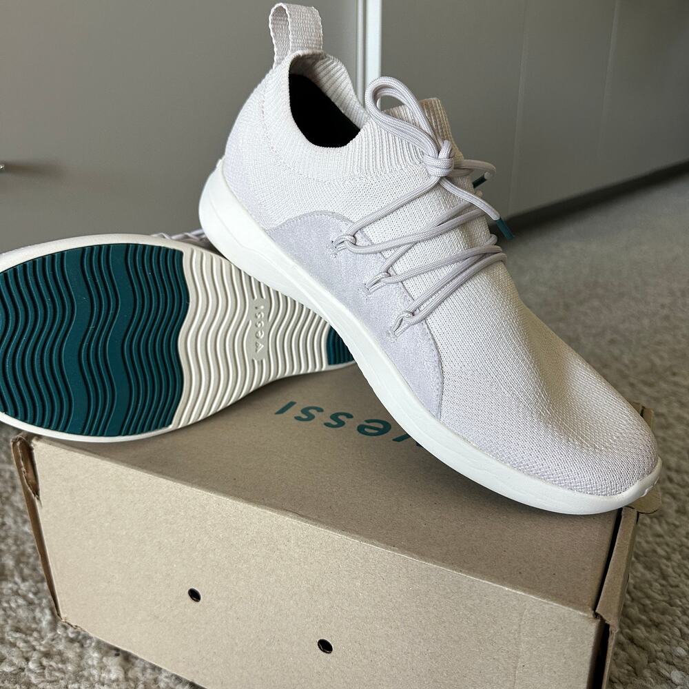 Vessi CityScapeClassicSneaker, Womens USA W08, BirchWhite, NWT - Picture 4 of 7